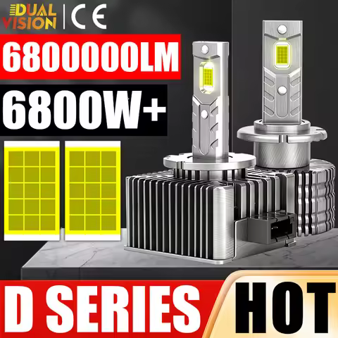 6800W 6800000LM D1S D3S LED Car Headlights HID D2S D4S D5S D8S D1R D2R D3R D4R Bulbs Canbus No Error