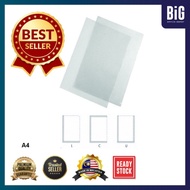 【READY STOCK | 6PCS/PACK】A4 A3 L / C / U TRANSPARENT CLEAR HOLDER FILE