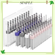 SIMPLESHOP PCB Drill Bits Multifunctional PCB Twist Drill Wood CNC Drill Engraving Bit CNC Milling C