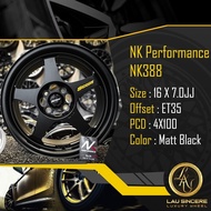 NK Performance NK388 16 X 7.0JJ 4X100 Matt Black NK Performance NK388 16 X 7.0JJ 4X100 Hitam Matte