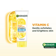 Garnier Bright Complete Brightening Scrub Cleanser Skincare For Dark Spots Dull Skin 100ml