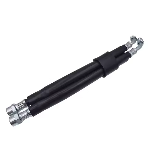 4D56 Engine Oil Cooler Feed Return Hose Kit MR127900 for Mitsubishi Montero Pajero Sport 1998-2009 L