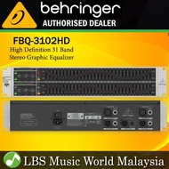 Behringer FBQ 3102HD High Definition 31 Band Stereo Graphic Equalizer (FBQ3102HD FBQ 3102HD FBQ3102