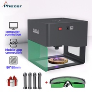 FHJIK Phezer มินิ DJ6พลาสติกไม้ที่ตัดงานไม้เครื่องพิมพ์เครื่องหมาย CNC Mesin Grafir Laser Diy 3000Mw
