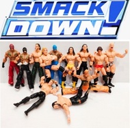 smack down WWE figure WWF set 12 bh