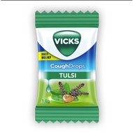 Vicks Herbal Sore Throat Relief Lozenges with Tulsi Cinnamon Leaves | 01 pill/1.8(g)