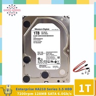 HGST WD Ultrastar DC HA210（HUS722T1TALA604） 7K2 Enterprise Hard Drive 1TB 7200 RPM 512n SATA 6Gb/s 1