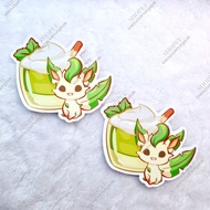 💕 WATERPROOF💕 Leafeon/ Eevee Evolution/ Pokemon/ Laptop Sticker/ Car Decal