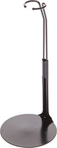 Kaiser Doll Stand 2275 - Black Doll Stand for 11" to 12" Small-Waisted Fashion Dolls, 6-Pack