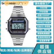 Pengeluar Termurah / Kilang Terus ( 2 YEARS WARRANTY ) Jam Tangan Lelaki Casio Vintage A168WGG-1A Di