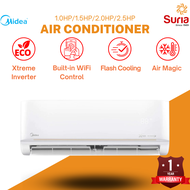 (DELIVERY KEDAH, PERLIS &amp; PENANG) Midea 1.0HP 1.5HP 2.0HP Xtreme Inverter Air Conditioner AirCon AC 空调 (MSXE-10CRDN8/MSXE-13CRDN8/MSXE-19CRDN8)