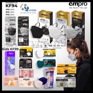 EMPRO Respirator KF99 Pro Copper Oxide Anti-microbial Face Mask(10 Pcs + 2Pcs) // EMPRO KF94 Diamond Cut (10 Pcs/Box)