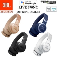 JBL Live 670NC Bluetooth NoiseCancelling OnEar Headphone with Mic