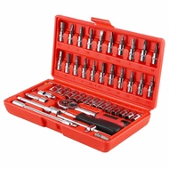 Bộ Dụng Cụ Sửa Chữa Ô Tô Và Xe Máy 46 Món Gồm 45 Dụng Cụ Và 1 Hộp Đựng Tiện Lợi - Bộ dụng cụ mở bulo