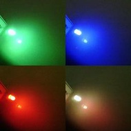 【晶晶旺企業社】5mm霧面-乳白面-七彩變色LED-DIY改裝模型-飛機汽車摩托車空拍機-學校作業實習實驗3V