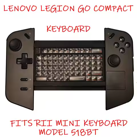 Legion Go Mini Bluetooth Keyboard, Portable Wireless Keyboard with Backlit, Rechargeable Mini Keyboa
