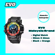 EVO-155A Series Men Analog-Digital Dual Time Sports Watch | Classic Resin Strap l 2 Color