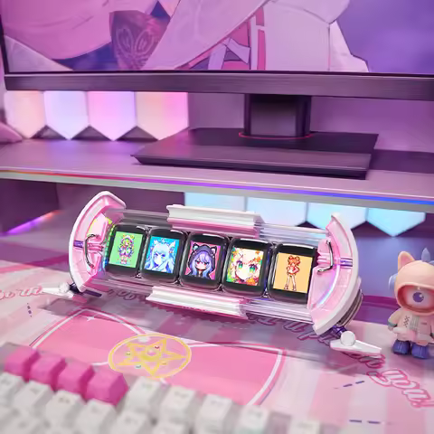 Divoom Times Gate give Gaming Digital Clock Diy Screen Control Support Weather Forecast Stock Market