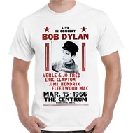 Bob Dylan 66 Gig Concert Centrum Poster Vintage Ideal Retro In Stock Funny Gildan Cotton T-Shirt
