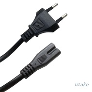 UTAKEE EU Extension Cord C7 Power Cable European Plug Male to Female Power Supply Line for TV Comput