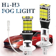 2PCS H1 led fog lamp H3 Led car fog light 20000LM 6000K White Auto Fog Lamp Day Running Light Automo