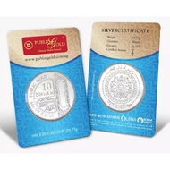 Public Gold Public Silver LBMA 10 Dirham 29.75G (Ag 999)