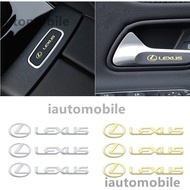 Lexus Car Metal Sticker, Car Steering Wheel/Wiper/Auto Body/Door Decal Fit For IS300 IS250 CT200H ES200 ES250 ES350 RX350 GS300