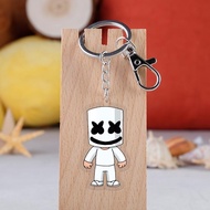 Marshmello Marshmello DJ Acrylic Double Sided Transparent Keychain Pendant