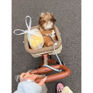 Pet Cart Dog Out Foldable Dog Walking Cart Lightweight Trolley Outdoor Leisure Portable Pet Carrying