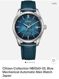 Citizen Collection NB1060-12L Blue Mechanical Automatic Men Watch Japan日本 特別版 藍色漆面