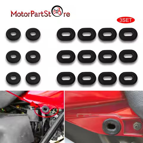 Rubber Seal Ring Motorcycle Body Side Cover Rubber Grommets Fairing Washer Bolts for Honda CB 125 20