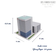 Paper Building Model Metropolitan Electricity Authority Ploenchit Office There Are 18 Floors Height 