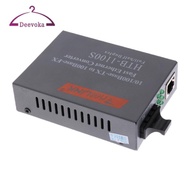 [deevoka] HTB-1100s Fiber Optic Cable Converter SC to Cat.5e  Duplex Single Mode