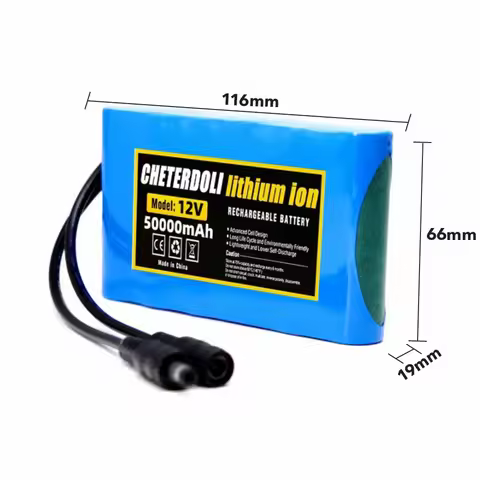 18650 3S2P 12V 50000mah Original Lithium Ion Battery 12.6V 50Ah Rechargeable CCTV, Camera Monitor Re