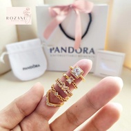 Pandora's Gold Promise Ring (Adjustable Ring) with Premium Pandora Packaging