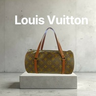 🔥年終狂降🔥【限時降價只到12/31（原12,800）】㊣✨Louis Vuitton✨（贈內膽和背帶）路易威登 LV 老花 紅皮 巴比龍 26 圓筒包 手提包/二手精品/二手包/保證正品🌳二手樹屋🌳