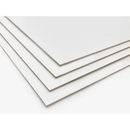 One side PVC white plywood board A3/A4 3mm