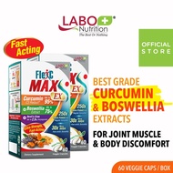 [2 Boxes] LABO Nutrition FlexC MAX EX Turmeric Curcumin Extract 95% Tetrahydrocurcuminoids - Joint B