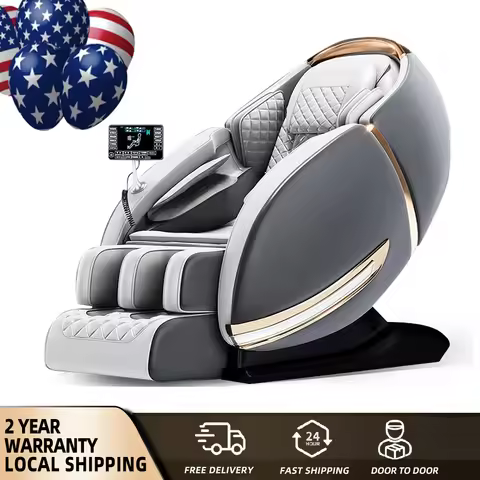 2 Year Warranty 4D SL Airbag Zero Gravity full body Massage Chair Home 3D Office Foot Roller Shiatsu