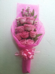 bunga kado / bunga mawar / rangkaian mawar asli