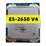 ใช้ E5 Xeon 2650 E5-2650V4ประมวลผล SR2N3 2.2GHz 12-Cores 30M LGA 2011-3 E5-2650 V4 CPU Gratis Ongkir CPD