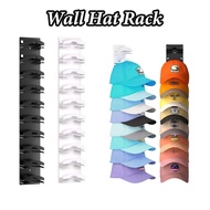 10 Grids Wall Mounted Hat Storage Rack Space Saving Baseball Cap Peaked Cap Storage Organizer