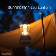 SUN&amp;STAR Led Lantern ตะเกียงแคมป์ แสงวอร์มไลท์ กันละอองน้ำ IPX4 ปรับสว่าง 5-180 Lumens 2200k Warm Light