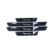 4x For 2011 Toyota Bz4x Car Accessories Protector Door Sill Scuff Plate Black
