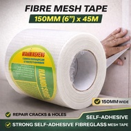 2 4 6 8 x 45M Home Store Wanminsheng/Bahgat Self Adhesive Fibreglass Drywall Mesh Tape For Sealing J