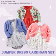 Babyceloshop - Romper Dress Jumper Cardigan Baby Girl - Bodysuit Set 6 9 12 24 months - Rom 431/Rom 