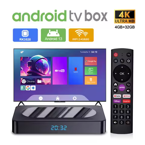 TV Box Android 13 Quad Core Cortex A53 BT5.0 I96 Z8 Pro Support 8K 4K HDR Media Player Dual Wifi 32G