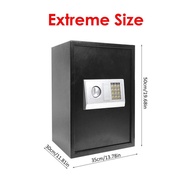 BuzzTech Premium Safety Box Home Office Hotel Digital Safe Box Money Box Metal Security Box Peti Sim