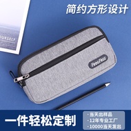 Kawaiii Rotating Pen Holder No Pen Holder 3 Compartments Mini Pen Stationery Bag Pen Holder Simple P