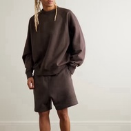 FEAR OF GOD Éc Sen To SS22 sweater with high quality velvet print, Ém sweatshirt made OF loose cotto